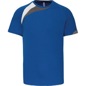 ProAct - Proact - Sportshirt - Royal Blue/White/Grey - 100% Polyester