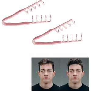 2 stuks - Haarstylingkam - Hoge kam - Geschikt voor krullend en dik haar - Ideaal voor het touperen van kapsels 19 cm (roze)