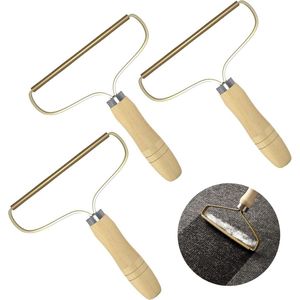 Triumphant Lint Remover (3-pack) voor kleding Handmatige Fuzz Shaver Herbruikbare dubbelzijdige Lint Remover Reisborstel voor het verwijderen van pluisjes Dierenhaar Stof in kleding en meubels