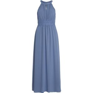 Vila Jurk Vimilina Halterneck Maxi Dress - No 14052647 Coronet Blue Dames Maat - 36