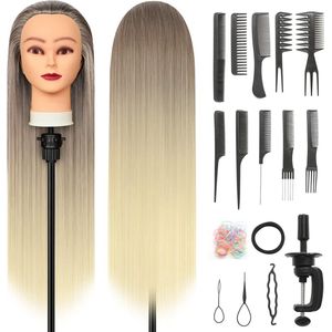 Kapper Oefenhoofd - Echt Haar - Training Voor Professionals