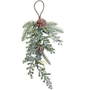 Dennenappel guirlande met frost effect150cm | It's all about Christmas