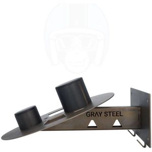Gray Steel - X5 Helmhouder - Gun Metal - 5-in-1 Ophangsysteem