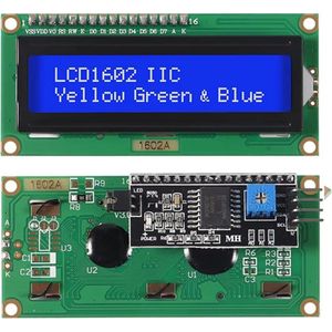 1602 LCD blauw backlight met I2C voorgesoldeerd - geschikt voor Arduino