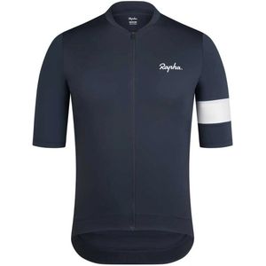 Rapha Core Korte Mouw Wielertrui Grijs S Man