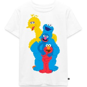 Sesamstraat Elmo, Grobi, Cookie Monster en Bibo Premium T Shirt Kinderen