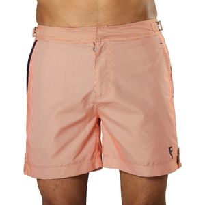 Korte Broek en Zwembroek Heren Sanwin - Oranje Tampa Stripes - Maat 34 - M/L