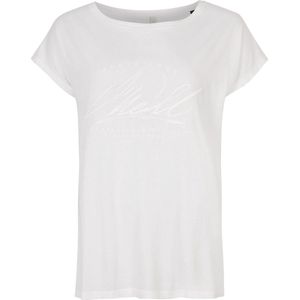 O'Neill T-Shirt Women Essential Graphic Tee Poeder Wit M - Poeder Wit 100% Katoen Round Neck