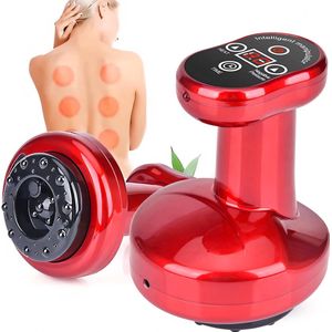 Cupping - Cellulite massage apparaat - Cupping set - Cupping cups - Cupping set massage - 9 Verschillende zuigkracht niveaus - Draadloos - Rood