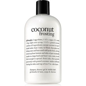 Philosophy Coconut Frosting Shampoo, Shower Gel & Bubble Bath Badschuim 480 ml
