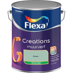 Flexa - Creations Muurverf Extra Mat - Green - Mengverf - 5 Liter