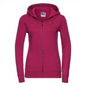 Russel - Authentic Hoodie met Rits Dames - Roze - XS