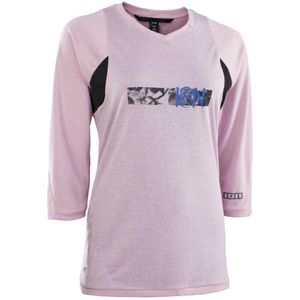 Ion Scrub Amp T-shirt Met 3/4 Mouw Roze M Vrouw