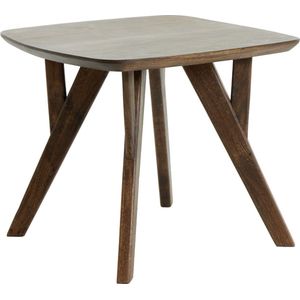 Light & Living Bijzettafel Quenza - Hout - 50x50x42cm - Modern