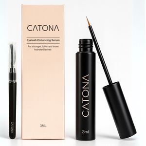 CATONA® Wimperserum – Lash Serum – Lange en Volle Wimpers – Eyelash Serum – Extra Krachtig – 3 ml – Natuurlijke Ingrediënten