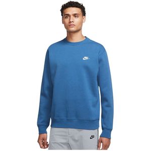 Nike Sportswear Club Fleece Crew Lange Mouwenshirt Mannen Blauw - Maat L