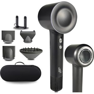 Largolash V6 - Fohn - Antraciet - 2000W - Professionele Haardroger met Diffuser