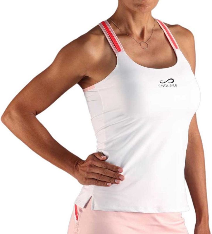 Endless - Glow - Mouwloos T-shirt - Wit