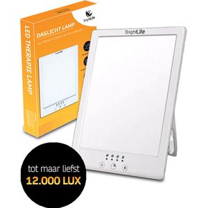 BrightLife - Daglichtlamp - Lichttherapie lamp - 12.000 LUX - Bureaulamp
