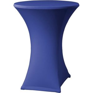 statafelrok stretch D2 - Ø 80-85cm - incl. topcover - blauw