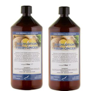 Bodylotion Fresh Ginger 1 Liter - set van 2 stuks
