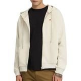 Replay - Full Zip Hooded Vest - Off White - Heren