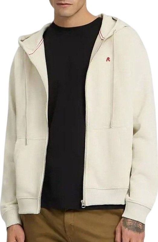 Replay - Full Zip Hooded Vest - Off White - Heren