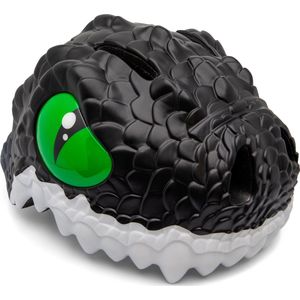Crazy Safety - Kinderfietshelm - Fietshelm voor kinderen - Zwarte Draak - EN1078 Gecertificeerd - Maat S - 49/54 cm verstelbaar