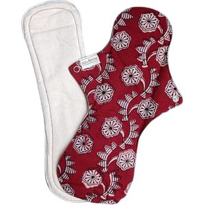 Eco Femme ​wasbaar maandverband Nightpad - XL - ​2​-Pack - 100% Biologisch Katoen - ​Wit​ - special edition