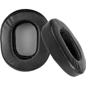 Somstyle Oorkussens Geschikt Voor Sony MDR-1A, MDR-1ABT / MDR-1ADAC - 2 Stuks - Zacht Foam - Eiwitleer - Zwart