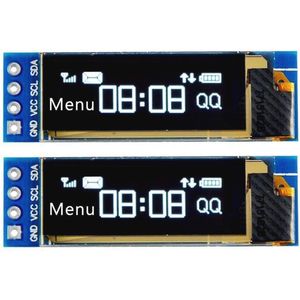 I2C OLED Display Module 0.91 Inch voor Arduino - Wit