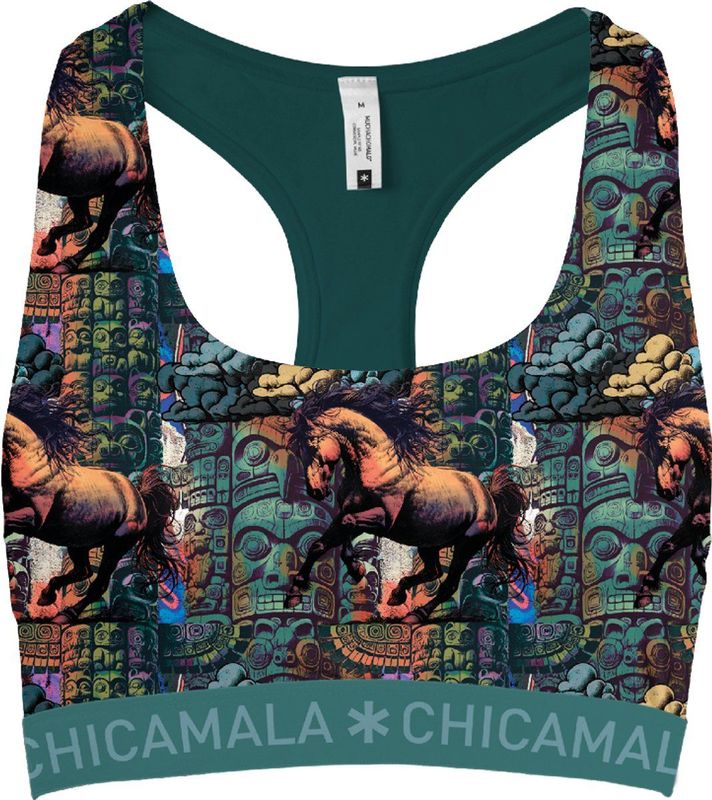 Muchachomalo - Girls 1-pack - Racer Back - Print/Multi