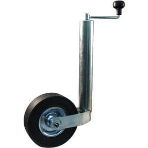 Steunwiel Ø60mm 225x70mm stalen velg 505mm - Neuswiel aanhangwagen en vouwwagen - Novio