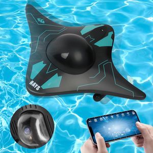 RC Boot met LED Verlichting en Camera - Bestuurbare RC Boot met Afstandsbediening en App Controle - Speedboot Speelgoed voor Kinderen - Geschikt voor Zeeën, Zwembaden en Meren - Perfecte Cadeau voor Kinderen