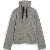 Tom Tailor Loose fit sweatjack met opstaande kraag