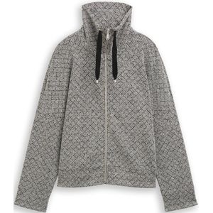 Tom Tailor Loose fit sweatjack met opstaande kraag