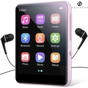 Equivera MP3 Speler Bluetooth - MP3 Speler - MP3 Speler met Bluetooth - MP3 Speler Bluetooth met FM Radio