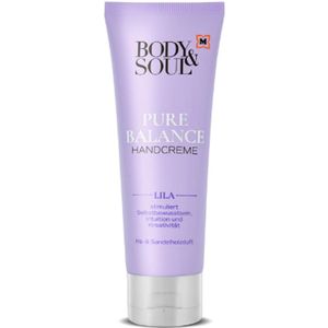 Body&Soul Handcrème - Pure Balance | 1x70ml - Iris en Sandelhout | Lila - Stimuleert zelfvertrouwen, intuïtie en creativiteit