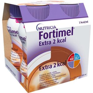 Fortimel Extra 2kcal Chocolade Karamel 4x200ml