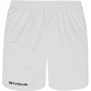 Short Givova Capo, P018, korte broek wit, maat XS, geborduurd logo