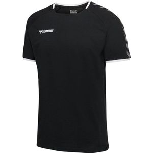 hummel - hmlAUTHENTIC KIDS TRAINING TEE - T-shirt - Zwart - Biokatoen en Polyester