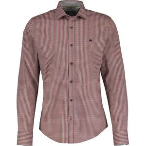 LERROS - Hemd - Maat S - Mannen - Rood - katoen