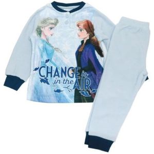 Disney Frozen Pyjama - Change is in the air - Lichtblauw - Micro Polar Fleece - Maat 98/104