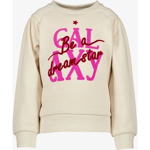 TwoDay meisjes sweater met tekstopdruk beige - Maat 92