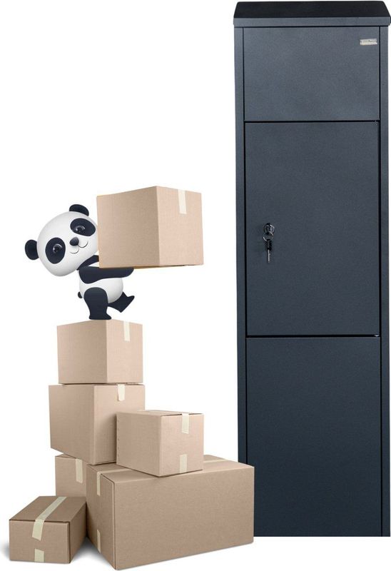 PakketPanda® - Tower - Pakketbrievenbus - Brievenbus - Pakketbox - Geschikt voor Post & Pakketten