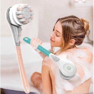 Elektrische Bad Borstel Rug Schrobber Zacht Schrobben Comfortabel Rug borstel Met Lange Handvat Diepe Reiniging