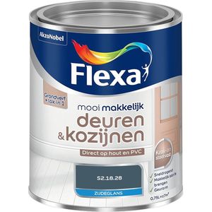 Flexa - Mooi Makkelijk Deuren & Kozijnen Zijdeglans - Muurverf - S2.18.28 - Mengverf - 0.75 Liter