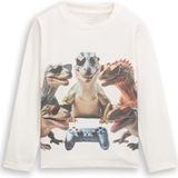 TOM TAILOR - Shirt - Blauw - Lange Mouw