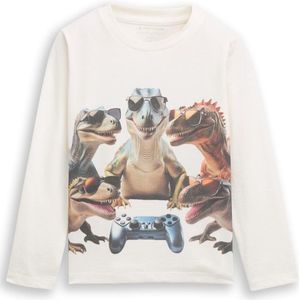 TOM TAILOR - Shirt - Blauw - Lange Mouw