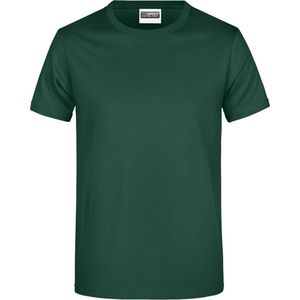 James And Nicholson Heren Ronde Hals Basic T-Shirt (Donkergroen)